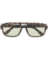 Gucci - Tinted-Lenses Pilot-Frame Sunglasses - Lyst