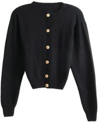 Baserange - Button-Up Knitted Cardigan - Lyst
