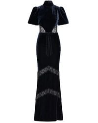 Rebecca Vallance - Minerva Maxi-Jurk Met Kant - Lyst
