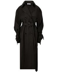 SRVC Studio - Sentinal Cape-Back Trench Coat - Lyst