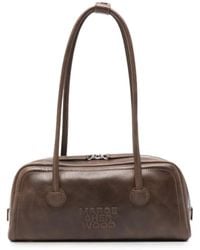 Marge Sherwood - Logo-Debossed Leather Shoulder Bag - Lyst