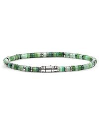 John Hardy - Sterling Heishi Multi-Stone Bracelet - Lyst