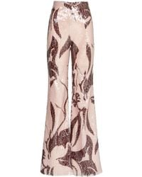 Silvia Tcherassi - Avellino Sequin-embellished Trousers - Lyst