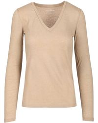 Al Duca d'Aosta - V-Neck Long-Sleeve T-Shirt - Lyst