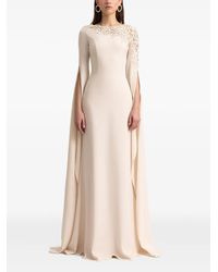 Gemy Maalouf - Beaded-Neckline Gown - Lyst