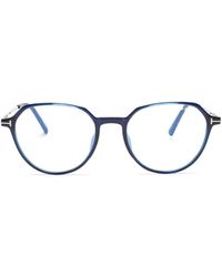 Tom Ford - Round-Frame Glasses - Lyst
