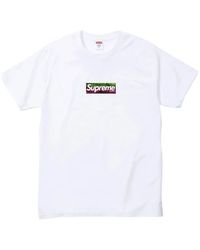 Supreme - La Fire Relief Box Logo T-Shirt - Lyst
