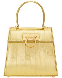 Ferragamo - Small Iconic Top-Handle Cross Body Bag - Lyst