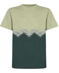 Missoni - T-Shirt Mit Zickzack-Print - Lyst