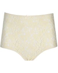 Laura Urbinati - Lace-Panel Bow-Detail Culottes - Lyst