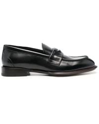 McQueen - Coin Embellished Penny Loafers Black - Lyst