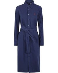 Polo Ralph Lauren - N Cory Long Sleeve Day Dress - Lyst