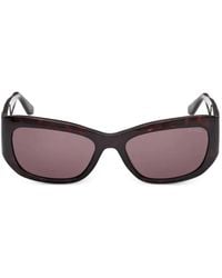 Guess - Tortoiseshell-Effect Rectangle-Frame Sunglasses - Lyst