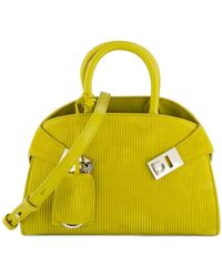 Ferragamo - Borsa A Spalla Mini A Coste - Lyst