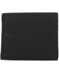 KARL LAGERFELD - Logo Bi-Fold Wallet - Lyst