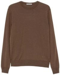 Corneliani - Crew-Neck Long-Sleeve Sweater - Lyst