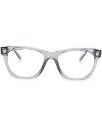 Versace - Brille Mit Eckigem Gestell - Lyst