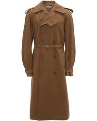 JW Anderson - Double-breasted Cotton Trench Coat - Lyst