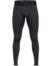 Under Armour - Coldgear Logo-Waistband Leggings - Lyst