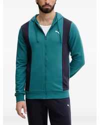 PUMA - Hoodie Colour Block À Logo Imprimé - Lyst