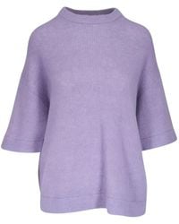 Brunello Cucinelli - Ribbed Short-Sleeve Sweater - Lyst