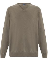 Fedeli - V-Neck Cashmere Sweater - Lyst