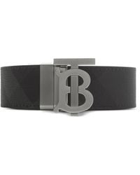 Burberry - Wendbarer Tb Gürtel Mit Check - Lyst