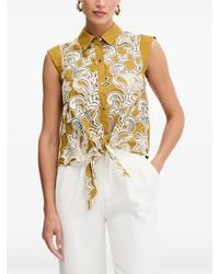 Morgan - Lace-Embellished Shirt - Lyst