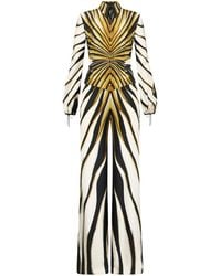 Roberto Cavalli - Ray Of Print Silk Jumpsuit - Lyst