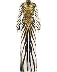 Roberto Cavalli - Ray Of Print Silk Jumpsuit - Lyst