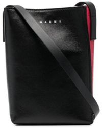 Marni - Logo-print Single-strap Shoulder Bag - Lyst