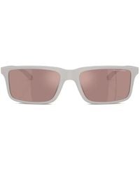 ARMANI EXCHANGE - Rectangular-Frame Sunglasses - Lyst