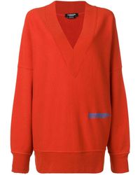 CALVIN KLEIN 205W39NYC V-neck Sweatshirt - Red