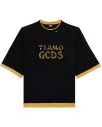 Gcds - Short-Sleeve Logo-Lettering T-Shirt - Lyst