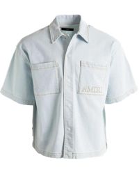 Amiri - 3D Short Sleeve Snap Shirt - Lyst