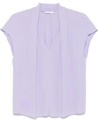 Patrizia Pepe - Pleat-Detailed Blouse - Lyst