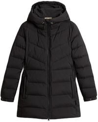 Woolrich - Jassen ,Zwart ,Leer Shirley Jacket - Lyst