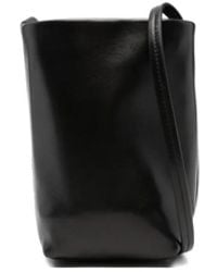 The Row - Leather Cross Body Bag - Lyst