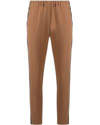 Blanca Vita - Side-Strip Slim Trousers - Lyst