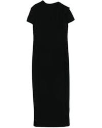 KHAITE - Iryl Short Sleeve Midi Dress - Lyst