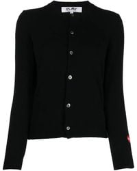 COMME DES GARÇONS PLAY - X The Artist Invader Pixelated-Appliqué Cardigan - Lyst