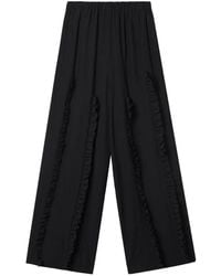 Enfold - Ruffle-Trimmed Trousers - Lyst