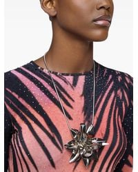 Rabanne - Flower-Pendant Necklace - Lyst