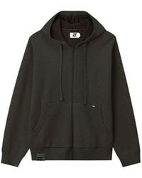 Izzue - Felpa Con Cappuccio, Logo E Zip - Lyst
