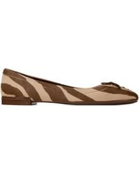 Jimmy Choo - Scarlett Suede Zebra Print Ballet Flats - Lyst