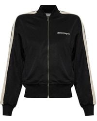 Palm Angels - Embroidered Logo Side-Stripe Sweatshirt - Lyst