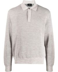 Brioni - Cotton-wool Blend Polo Shirt - Lyst