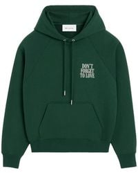 Ami Paris - Cotton "Don'T Forget To Love" Hoodie - Lyst
