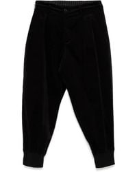 Yohji Yamamoto - Velvet Tapered Trousers - Lyst
