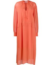 Calvin Klein Hemdkleid im Oversized-Look - Orange
